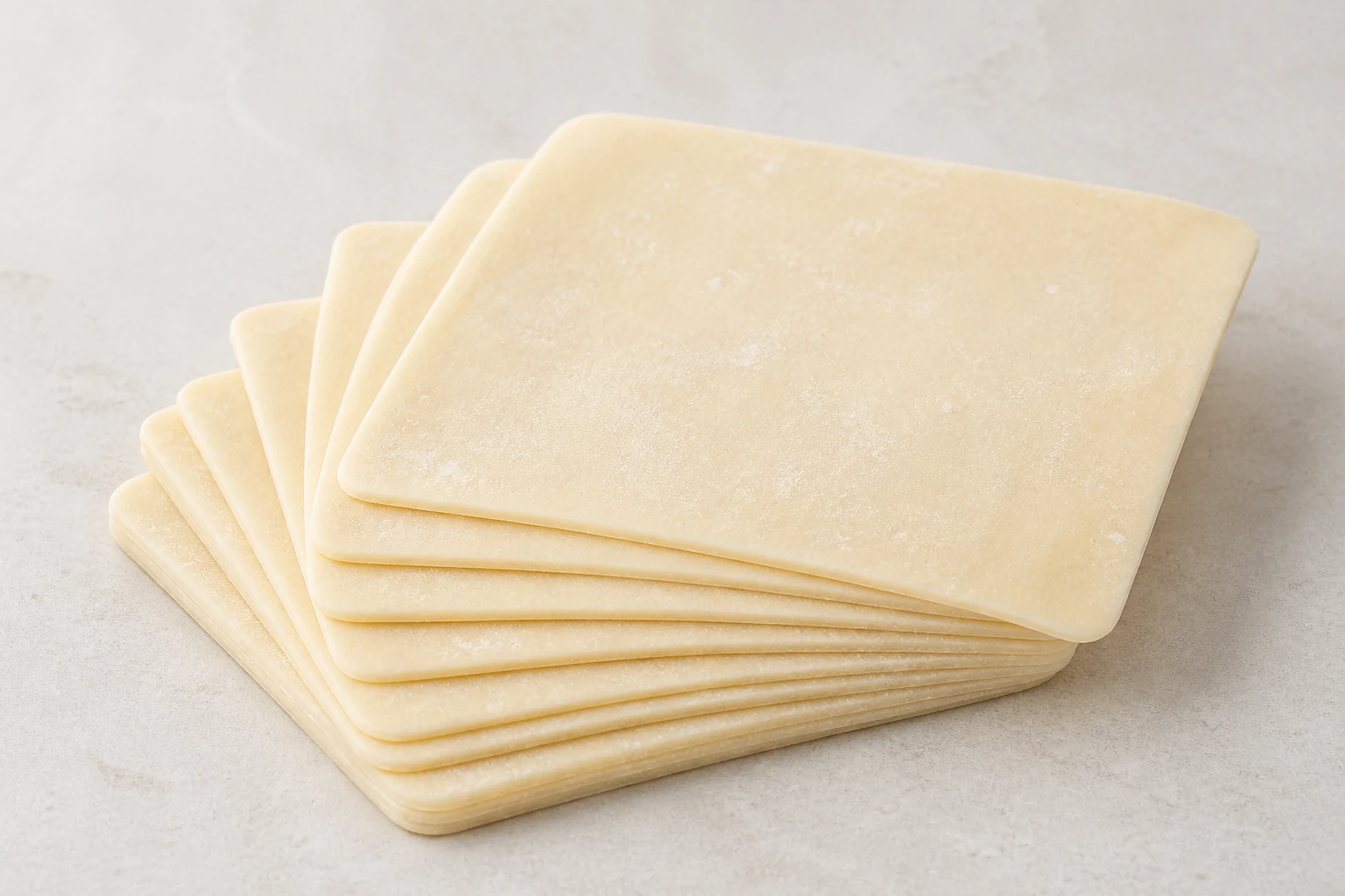 Wonton wrapper sheets
